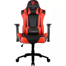 Cadeira De Escritório Gamer Ergonômica Thunderx3 Tgc12 Preta E Vermelha