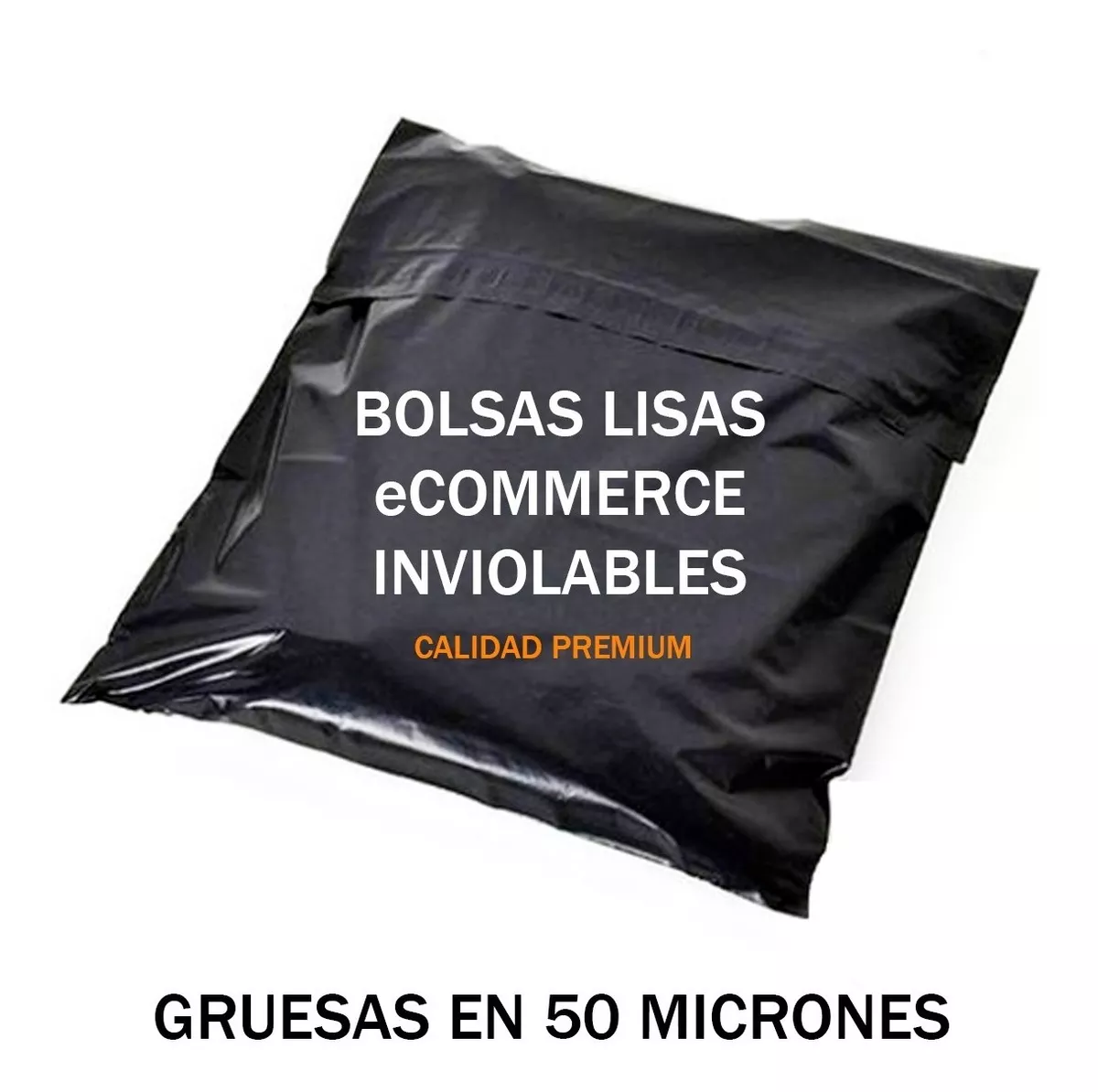 Bolsas E Commerce Negras 30x45 N°2 Calidad Premium X100