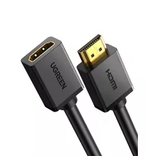 Cable Extensión Ugreen Hdmi Macho A Hdmi Hembra 4k 3d 60hz 2m