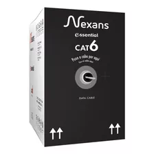 Cabo De Rede Cat6 Cinza 305m Essential-6 Nexans