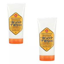 Kit 2 Protetor Solar Suntech Fps 50 Resistente Vegano 180g