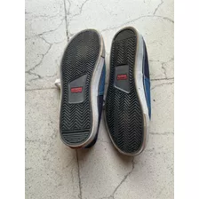 Zapatillas Levis Mujer Lona Azul