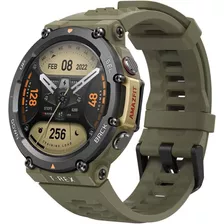 Smartwatch Amazfit T-rex 2 Verde Militar A2170 + Película 