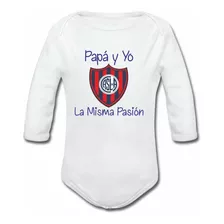 Body Bebe Personalizado Fútbol - San Lorenzo