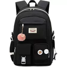 Mochila Escolar Antirrobo Impermeable Para Laptop De 15.6'' Niñas Priamrias Segundarias De Moda Viaje Con Llavero