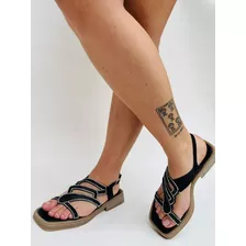 Sandalias Strass 