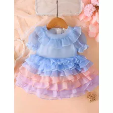 Vestido Infantil Bebe Colorido