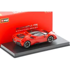 Miniatura Ferrari Sf90 Bburago Signature Escala 1:43