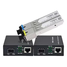 Módulo Transceptor Sc Gigabit Media Converter Sfp, 20 Km, Rj