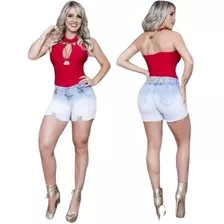 Shorts Feminino Rhero Jeans Original Com Pingente 70049