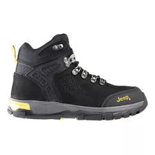 Botas Para Hombre Outdoor Jeep Footwear 4501 Nobuck Negro