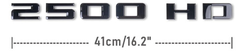 2 Insignias De Emblema 2500hd Para Silverado Sierra (2020-20 Foto 2