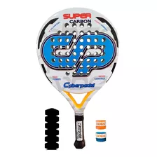 Paleta Cyberpadel - Super Carbon + 2 Cubre Grip + Protector