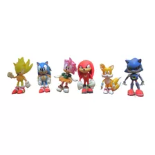 Sonic Hedgehog, Set De 6 Figuras 7 Cm