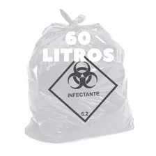 Saco De Lixo Infectante 60 Litros 100 Unidades Hospitalar