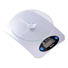 Báscula Digital 5kg Doméstica Gramera De Vidrio Tek