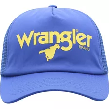 Gorra Snapback Ajustable Wrangler True Azul Y Amarillo