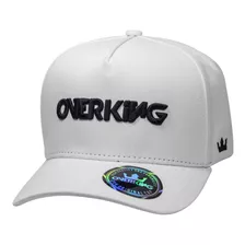 Boné Overking Aba Curva Snapback Basic Branco