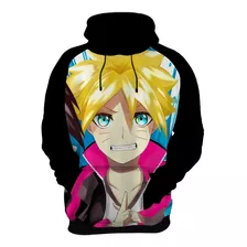 Blusa De Frio Moletom Boruto Uzumaki Naruto Anime Serie 010