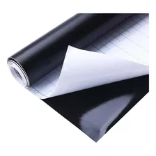 Papel Adesivo Contact Preto Opaco Fosco 45cm X 5m 