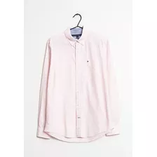 Camisa Tommy Hilfiger - Rosada A Cuadritos - Talle S