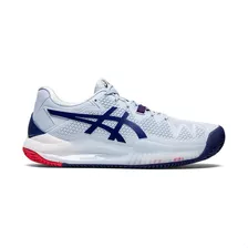 Tênis Feminino Asics Gel-resolution 8 Clay Cor Soft Sky/dive Blue - Adulto 35 Br