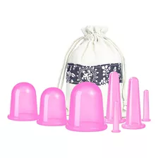 Juego De 7 Vasos De Masaje Corporal Con Masajeador Facial De