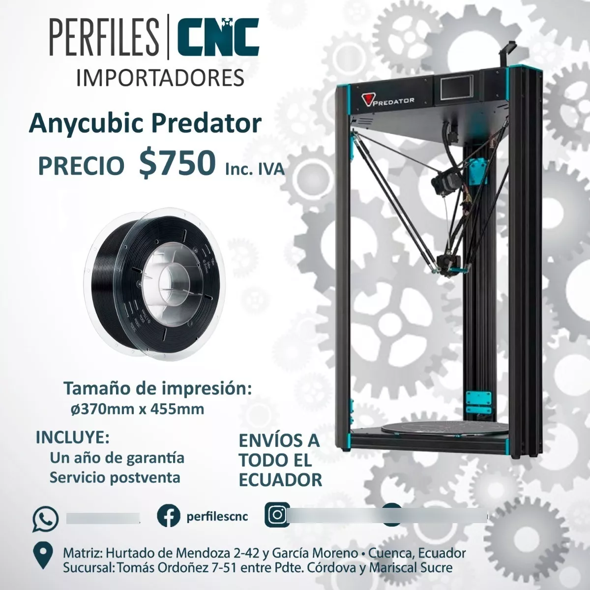 Impresora 3d Anycubic Predator