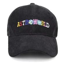 Boné Travis Scott Astroworld Bordad Snapback Fitao Aba Curva