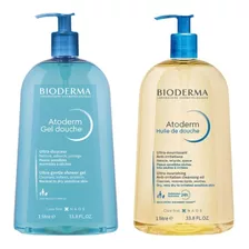 Kit Bioderma Atoderm Óleo De Banho + Gel Douche Hidratante 