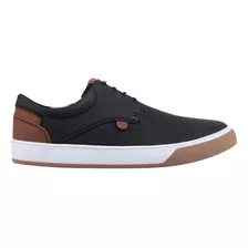 Zapatos Price Shoes Casual De Agujeta Negro Para Hombre