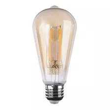 Foco Edison Vintage Led 8w Bulbo Vidrio Ambar Maxxxi