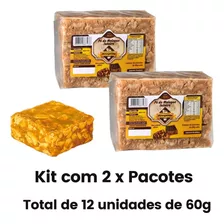 Kit 2x Pé De Moleque Inteiro C/6x60g-pc 360g Barraca Amarela