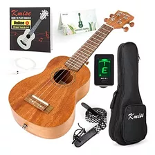 Ukelele Soprano Principiante Ukelele Start Kit Caoba 21 PuLG