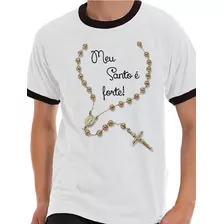 Camiseta Camisa Blusa Gospel Terco Meu Santo Forte I0462