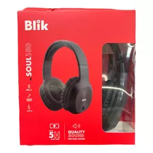 Audífonos Bluetooth Blik Soul 150 Negro 5hrs Aux