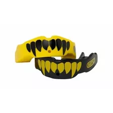 Battle Fang Mouth Guard (paquete De 2), Neon Yellow / Black,