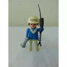 Boneco Antigo Policial 1 - Playmobil Trol 
