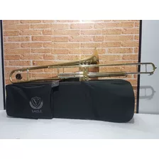 Trombone De Pistos Eagle Tv 602 Sib Longo - Completo + Nfe