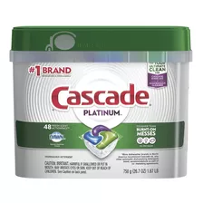 Cascade Platinum Actionpacs Detergente Lavavajillas 48 Pz