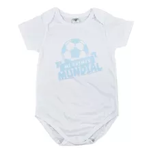 Body Bebe Argentina Mundial Camiseta Seleccion Messi Algodón