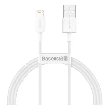 Cabo Usb P/ Lightning Baseus iPhone 2.4a Rápido 1m Cor Branco