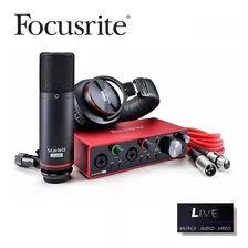 Focusrite Pack Scarlett 2i2 Studio 3ra Gen + Garantía