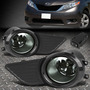 For 18-20 Toyota Sienna Smoke Bumper Fog Lights Lamps +s Aac