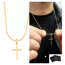 Corrente Piastrine Banhada Ouro 18k Cordão Masculino Pingent