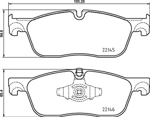 Balatas Brembo Land Rover Discovery Sport Van 2015  Del Foto 4