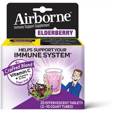 Airborne | Elderberry Immune | 20 Effervescent | Elderberry