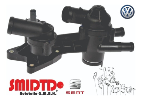 Bridas Termostatos Doble Base Radiad Vento 1.6 12-19 Diesel Foto 7