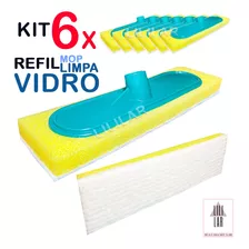 Kit 6 Rodo Esponja Limpa Lava Vidro Casa Carro Caminhão