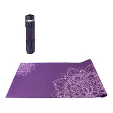 Tapete Yoga Mat Pilates Pvc Ecológico 5mm Mandala Yangfit